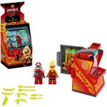 LEGO NINJAGO, Avatar Kai - Capsule Arcade, Set de jeu portatif, Jouets de collection Prime Empire Ninja pour enfants, 104 pièces, 71714