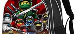 Cartable Maternelle Imprimé Ninjago Grande Capacité avec Bandes Réfléchissantes