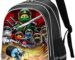 Cartable Maternelle Imprimé Ninjago Grande Capacité avec Bandes Réfléchissantes