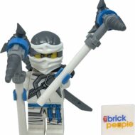 LEGO Ninjago Secrets of the Forbidden Spinjitzu: Zane Minifig with Weapons