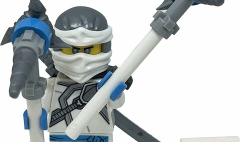 LEGO Ninjago Secrets of the Forbidden Spinjitzu: Zane Minifig with Weapons