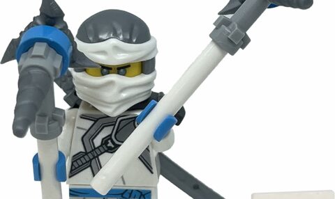 LEGO Ninjago Secrets of the Forbidden Spinjitzu: Zane Minifig with Weapons