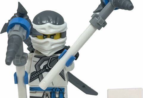 LEGO Ninjago Secrets of the Forbidden Spinjitzu: Zane Minifig with Weapons