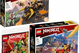 Lego Ninjago 71782 Coles Evo, 71783 Kais Mech Bike EVO & 30593 Lloyd Suit Mech Polybag