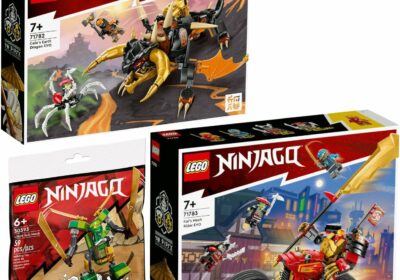Lego Ninjago 71782 Coles Evo, 71783 Kais Mech Bike EVO & 30593 Lloyd Suit Mech Polybag