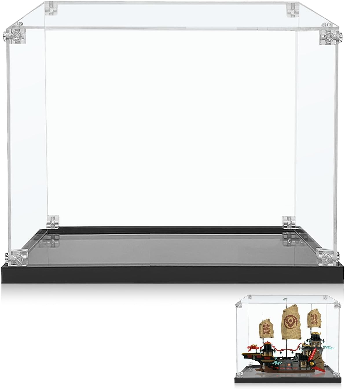Vitrine en acrylique pour Lego Ninjago The Temple Bounty (jouet non inclus !)